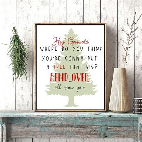 Christmas Vacation movie quotes griswold where are you gonna | Etsy