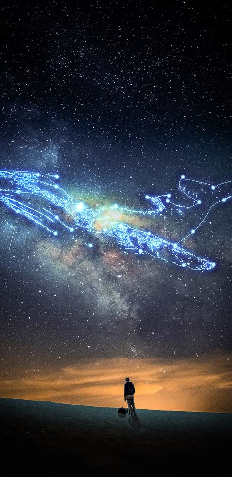 1920x1080px, 1080P free download | Whale Constellation, iphone, night, samsung, sky, star ...