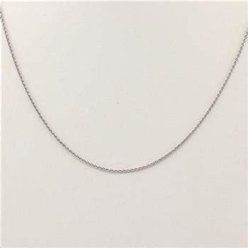 14kt White Gold Foxtail Necklace | Property Room