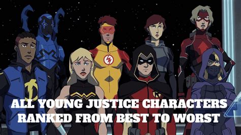 All Young Justice Characters Ranked From Best to Worst