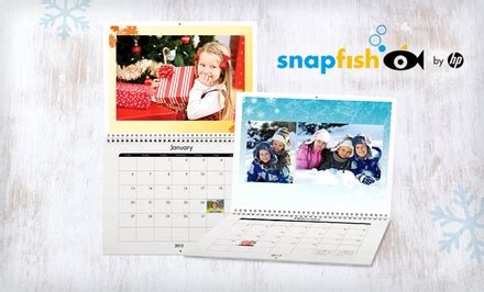 Snapfish Wall Calendar | Groupon Goods