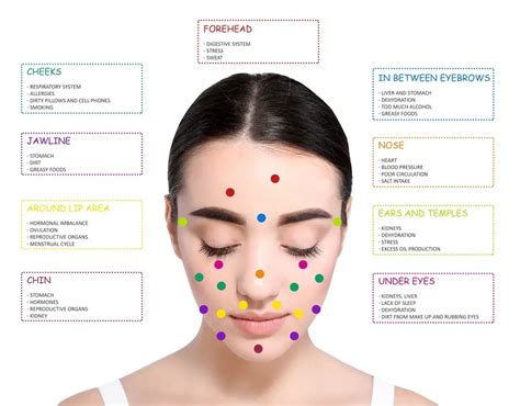 Face Mapping Acne Zones