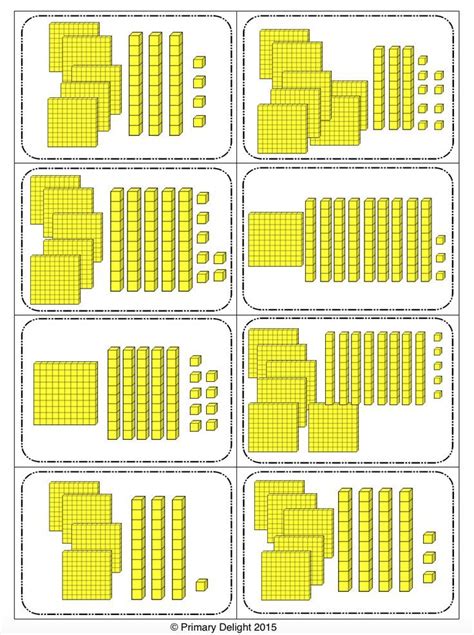 Base 10 Blocks Worksheets