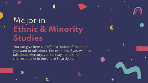 Ethnic & Minority Studies Major | Google Slides & PPT