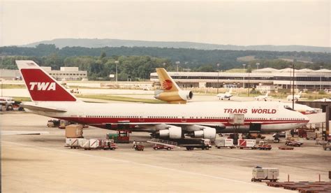 [Trans World Airlines] (TWA), Boeing 747-131, N93104, @ Gatwick LGW EGKK, c1987 Aviation World ...