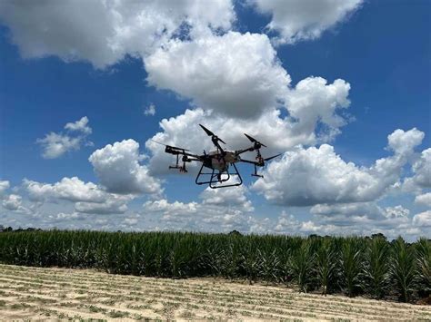 Using spray drones in agriculture