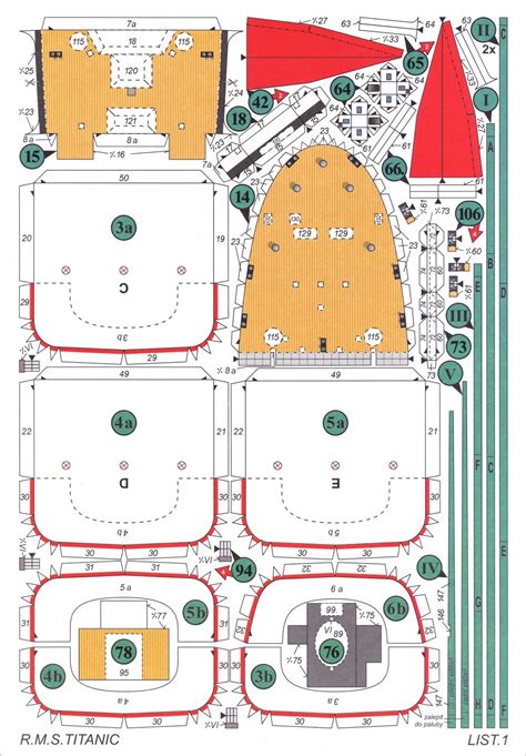 Titanic Paper Model To Print