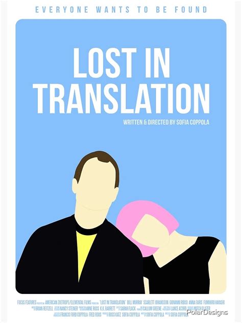 "Lost In Translation film poster" Poster for Sale by PolarDesigns | Redbubble