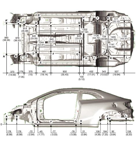 Kia Forte: Under Body - Front Body - Body Dimensions - Body (Interior and Exterior) - Kia Forte ...