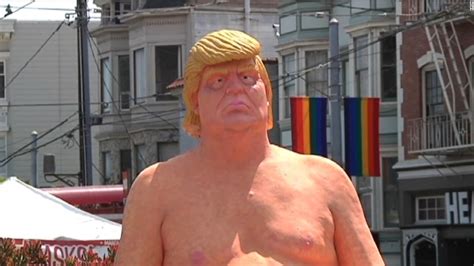 Naked Donald Trump statue appears in San Francisco - CNN Video