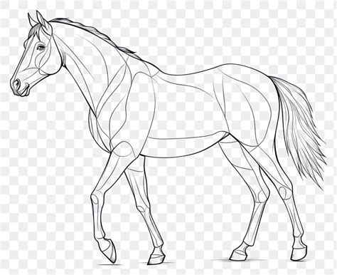 PNG Horse outline sketch drawing | Free PNG - rawpixel