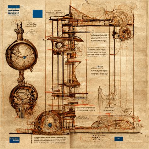 Ancient Time Machine Blueprints : r/midjourney