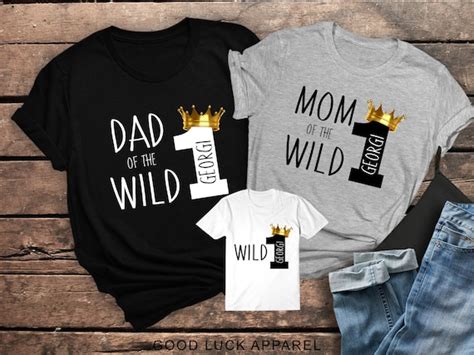 Wild One Family Shirts 1st Birthday Family Shirts Wild One - Etsy Hong Kong