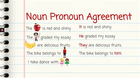 Sentence With Noun And Pronoun