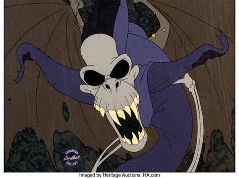 All Dogs Go to Heaven Demon Production Cel Setup AmblinBluth, 1989 by ...