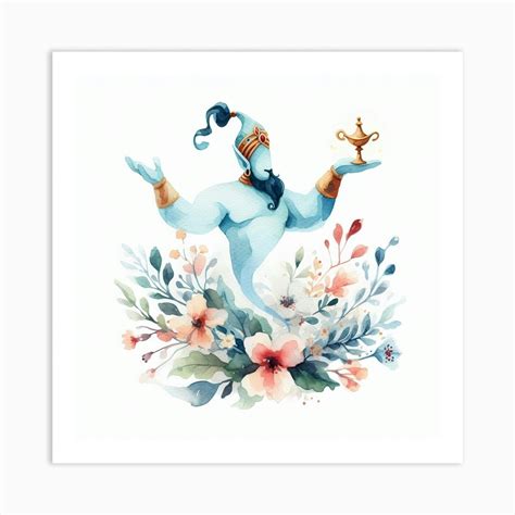 Genie 1 Art Print by P&V_printable_art - Fy