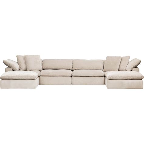 Mateo 6 Piece Modular Sectional, Romo Linen – High Fashion Home