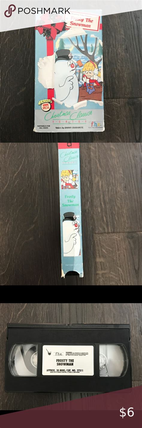 Vintage frosty the snowman vhs | Frosty the snowmen, Frosty, Classic christmas