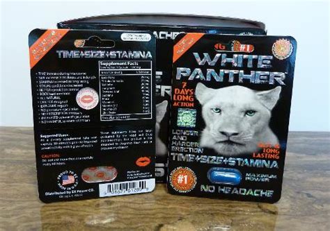 Super Panther replacement White Panther Male Enhancement Box of 30 ...