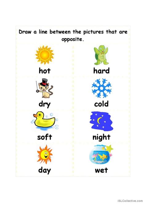 Opposites vocabulary flashcards and…: English ESL worksheets pdf & doc