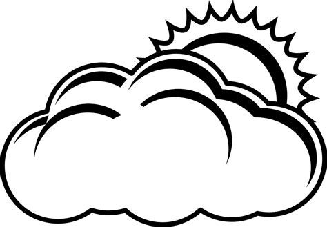 Download Cloud, Sun, Overcast. Royalty-Free Vector Graphic - Pixabay