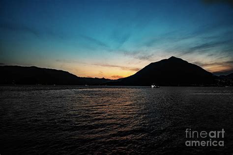 Lake Como-lake Como Sunset Photograph by Judy Wolinsky