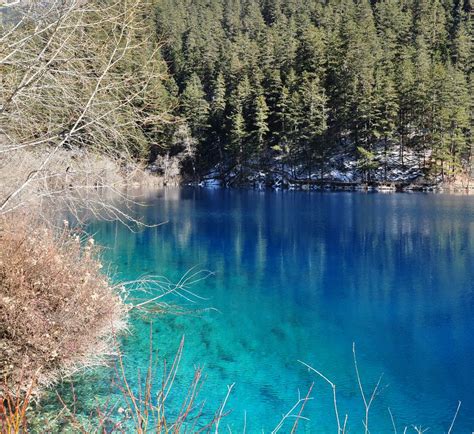 Jiuzhaigou in winter