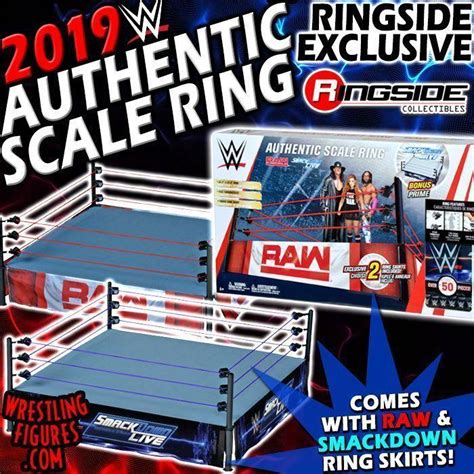 2019 WWE AUTHENTIC SCALE RING EXCLUSIVE IS UP FOR PRE-ORDER! NEW PROTO IMAGES! | WrestlingFigs