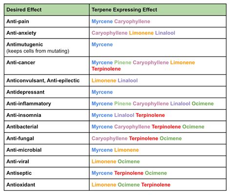 Discover Terpenes: Part 2 - Prominent Cannabis Terpenes & Their Effects - THCSD