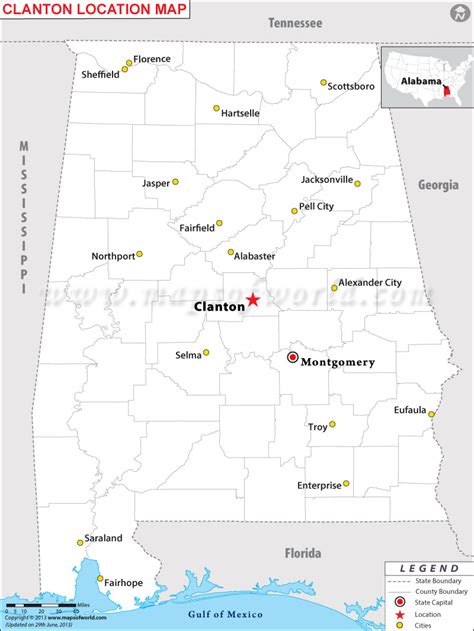 Where is Clanton, Alabama