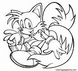 54 Special Tails Coloring Pages For Kids And Adults sketch template