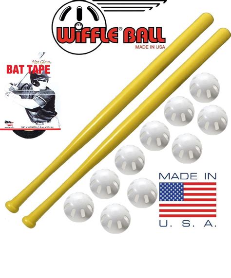 Wiffle® Ball Combo Set with 10 Wiffle® Balls, 2 Wiffle® Bats, Plus Bat ...