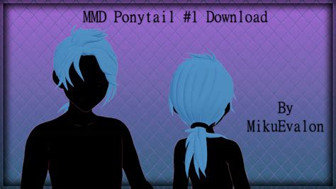 MMD Ponytail Hair #1 Download by MikuEvalon on DeviantArt