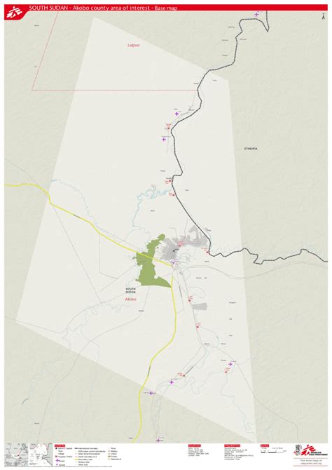 South Sudan - Akobo County Area of Interest - Base Map (19.09.2017) - South Sudan | ReliefWeb