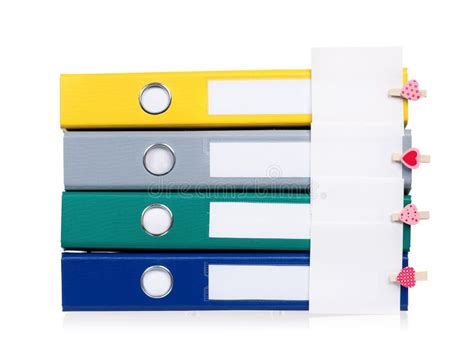 Colorful folders stock photo. Image of education, colorful - 40380238