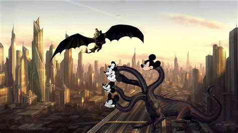 Dreamworks Vs Disney Art