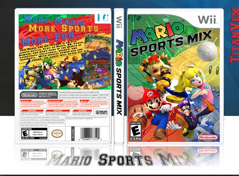 Viewing full size Mario Sports Mix box cover