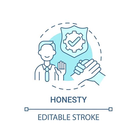 Honesty concept icon 2487272 Vector Art at Vecteezy