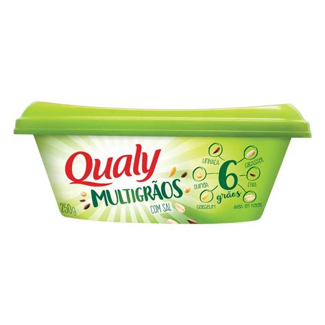 Margarina Multigrãos com Sal Qualy Pote 250g - mercantilnovaera