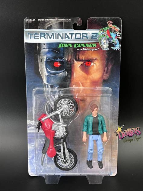 1991 Kenner Terminator 2 John Connor with Motorcycle (1B)