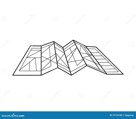 Architecture Plan with Lines Stock Vector - Illustration of drafting, city: 79734185