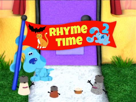 Blue’s Clues Rhyme Time Title Card Joe’s Version in 2021 | Blue’s clues ...