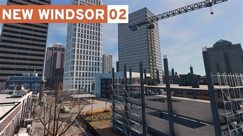 Downtown Construction Site! - Cities Skylines: New Windsor #02 - YouTube