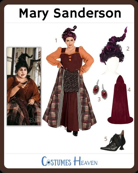 Mary Sanderson Costume For Cosplay & Halloween 2024