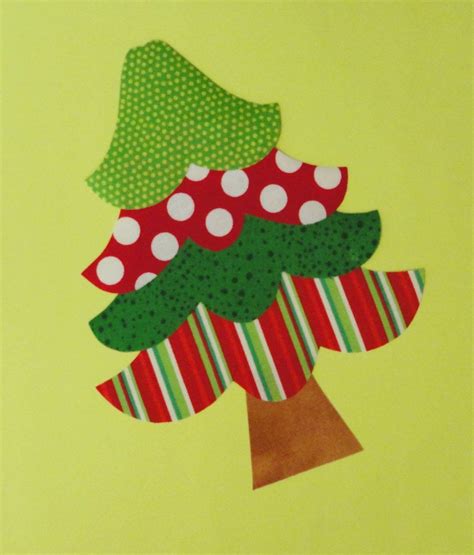 Fabric Applique TEMPLATE PATTERN ONLY Four Tier Christmas Tree....New. $2.00, via Etsy. | Tyg, Påsk