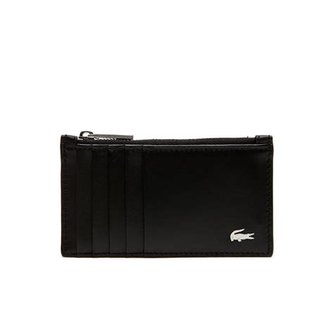 Lacoste Men's Fg Zipped Credit Card Holder - Black | ModeSens | Lacoste ...