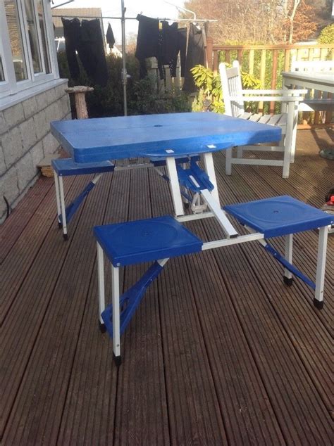 Folding picnic table and chairs. | in Inverurie, Aberdeenshire | Gumtree