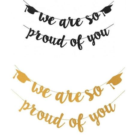 Congratulations Graduation We are So Proud of You Graduation Party ...