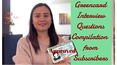 Green Card Interview Questions Compilation 2020 | Marriage Based Green Card Interview - YouTube