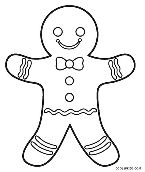 Printable Picture Of Gingerbread Man - Printable Word Searches